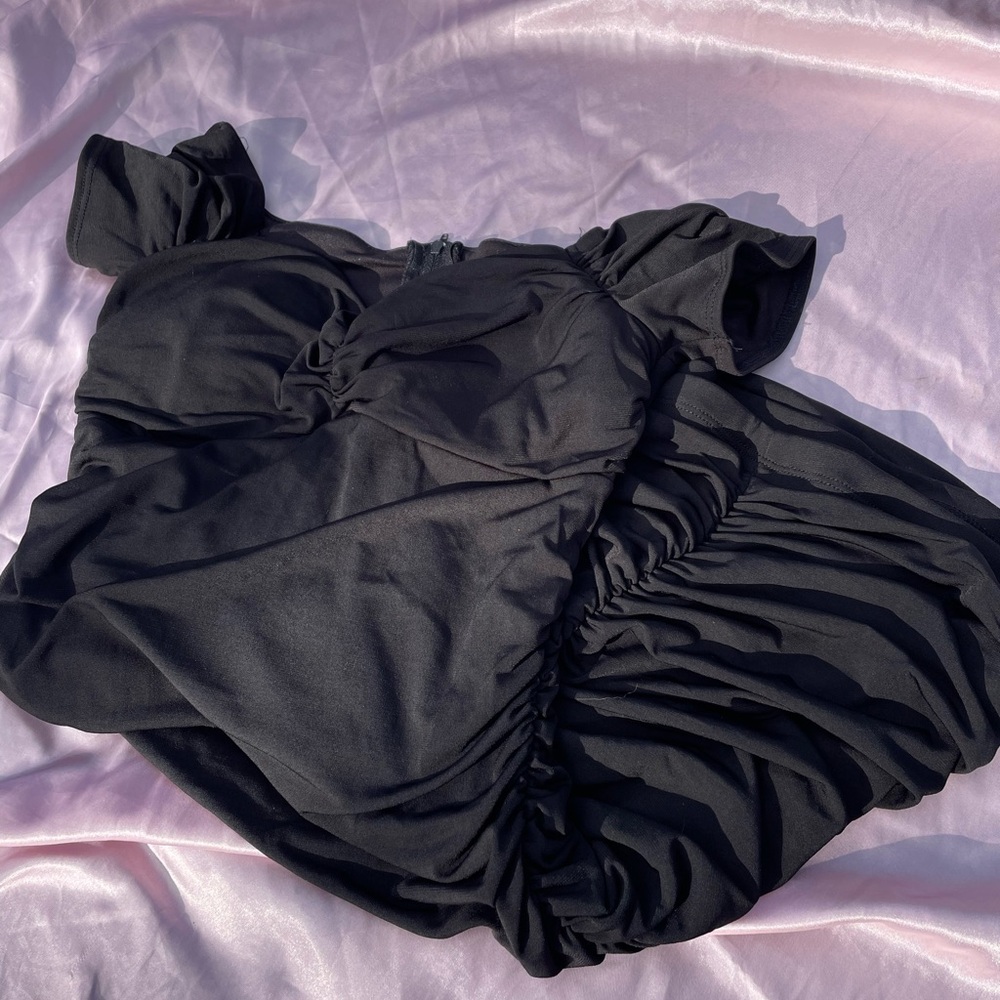 Mini black dress